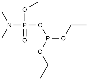 P'-Amidodiphosphoric(III,V) acid, dimethyl-, P,P-diethyl P'-methyl ester (7CI,8CI,9CI) Structural
