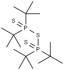 Phosphinodithioic acid, bis(1,1-dimethylethyl)-, anhydrosulfide (9CI) Structural