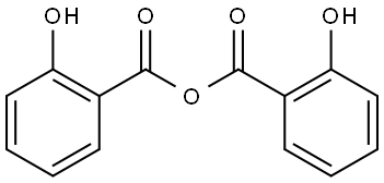 Benzoic acid, 2-hydroxy-, 1,1'-anhydride Structural