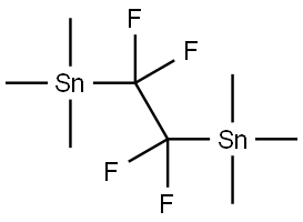 Stannane, (1,1,2,2-tetrafluoro-1,2-ethanediyl)bis[trimethyl- (9CI) Structural