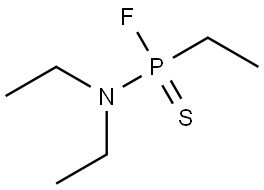 Phosphonamidothioic fluoride, triethyl- (7CI,8CI,9CI) Structural