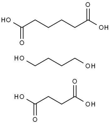Hexanedioic acid polymer with butanedioic acid and 1,4-butanediol Structural