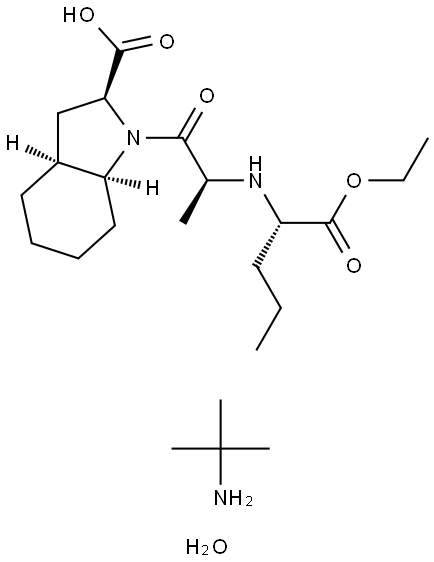Perindopril erbumine monohydrate Structural