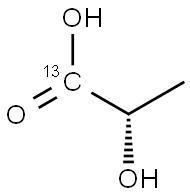 L-Lactic acid-1-13C Structural