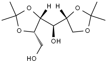 D-Allitol, 2,3:5,6-bis-O-(1-methylethylidene)- Structural