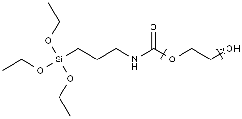N-(TRIETHOXYSILYLPROPYL)-O-POLYETHYLENE OXIDE URETHANE, 95% Structural