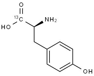 L-Tyrosine-13C Structural