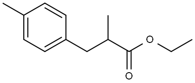 ethyl 2-methyl-3-(4-methylphenyl)propanoate Structural