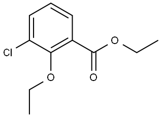 ethyl 3-chloro-2-ethoxybenzoate Structural