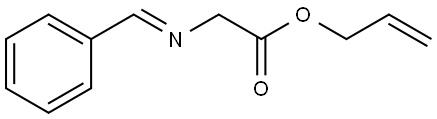 Glycine, N-(phenylmethylene)-, 2-propen-1-yl ester, [N(E)]- Structural