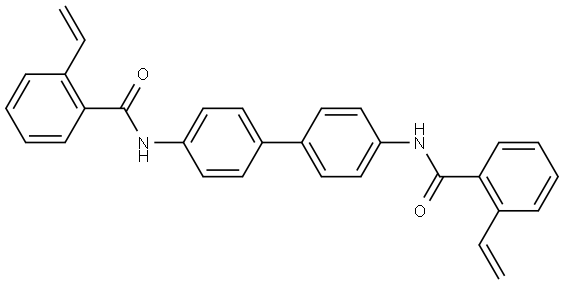 Benzamide, N,N'-[1,1'-biphenyl]-4,4'-diylbis[2-ethenyl- (9CI) Structural