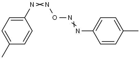 Diazene, 1,1'-oxybis[2-(4-methylphenyl)- (9CI) Structural