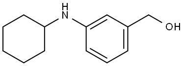 Benzenemethanol, 3-(cyclohexylamino)- Structural
