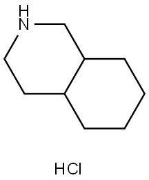 Decahydroisoquinoline hydrochloride Structural
