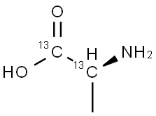 L-ALANINE 13C2 Structural