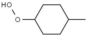 Hydroperoxide, 4-methylcyclohexyl (9CI) Structural
