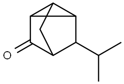 Tricyclo[2.2.1.02,6]heptanone, 5-(1-methylethyl)-, stereoisomer (9CI) Structural