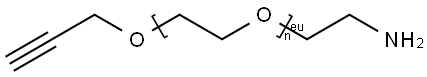 Alkyne-PEGn-NH2 2K, 5K, 10K, 20K Structural