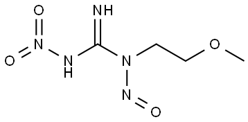 Guanidine, 1-(2-methoxyethyl)-3-nitro-1-nitroso- (6CI) Structural