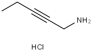 pent-2-yn-1-amine hydrochloride Structural