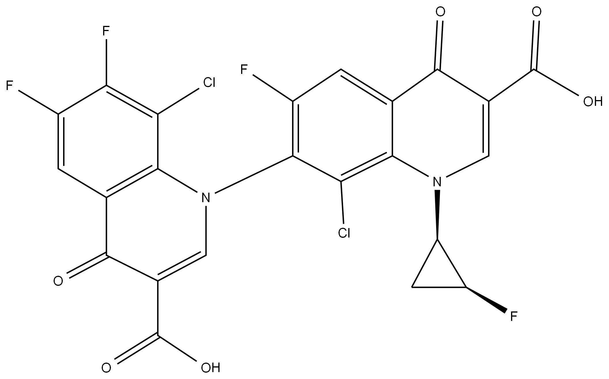 Sitafloxacin Impurity 2 Structural