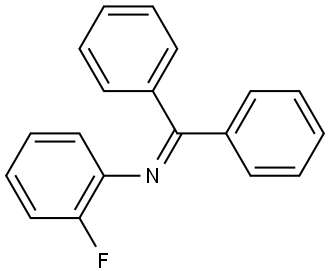 N-(diphenylmethylene)-2-fluoroaniline Structural
