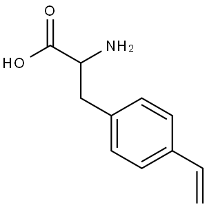 2-Amino-3-(4-vinylphenyl)propanoic acid Structural