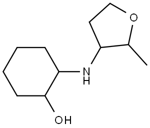 2-[(2-Methyloxolan-3-yl)amino]cyclohexan-1-ol Structural