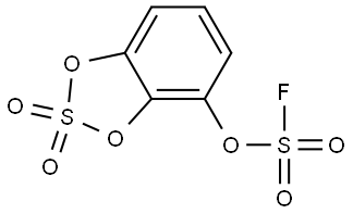 Fluorosulfuric acid, 2,2-dioxido-1,3,2-benzodioxathiol-4-yl ester Structural