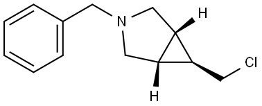 (1R,5S,6r)-3-Benzyl-6-(chloromethyl)-3-azabicyclo[3.1.0]hexane Structural