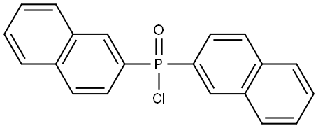 Phosphinic chloride, P,P-di-2-naphthalenyl- Structural