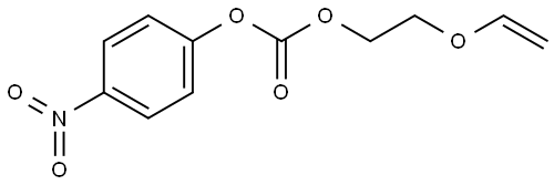 Carbonic acid, 2-(ethenyloxy)ethyl 4-nitrophenyl ester Structural