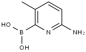 Boronic acid, B-(6-amino-3-methyl-2-pyridinyl)- Structural