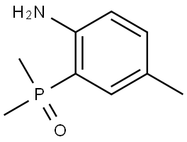 (2-Amino-5-methylphenyl)dimethylphosphine oxide Structural