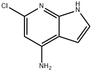 4-AMINO-6-CHLORO-7-AZAINDOLE Structural