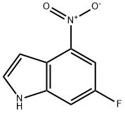 1H-Indole, 6-fluoro-4-nitro- Structural