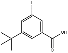 3-IODO-5-TERT-BUTYLBENZOIC ACID Structural