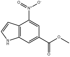 4-NITRO-6-INDOLECARBOXYLIC ACID METHYL ESTER Structural