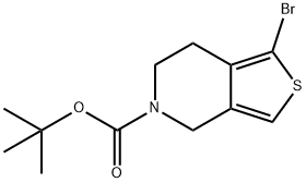 tert-butyl 1-bromo-6,7-dihydrothieno[3,4-c]pyridine-5(4H)-carboxylate
 Structural