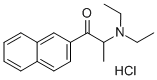 1-Propanone, 2-diethylamino-1-(2-naphthalenyl)-, hydrochloride Structural