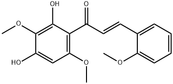 2',4'-Dihydroxy-2,3',6'-trimethoxychalcone Structural