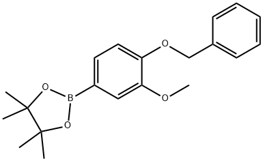 4-BENZYLOXY-3-METHOXYBORONIC ACID, PINACOL ESTER Structural