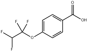 4-(1,1,2,2-TETRAFLUOROETHOXY)BENZOIC ACID Structural