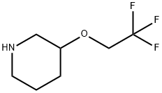 Piperidine, 3-(2,2,2-trifluoroethoxy)- Structural