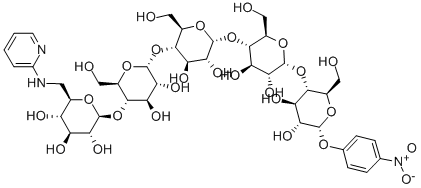 4-NITROPHENYL-6'''''-DEOXY-6'''''-(2-PYRIDYLAMINO)-ALPHA-D-PENTA-(1->4)-GLUCOPYRANOSIDE