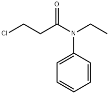 3-chloro-N-ethyl-N-phenylpropanamide Structural