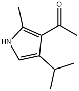 Ethanone, 1-[2-methyl-4-(1-methylethyl)-1H-pyrrol-3-yl]- (9CI) Structural