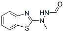 Hydrazinecarboxaldehyde, 2-(2-benzothiazolyl)-2-methyl- (9CI) Structural