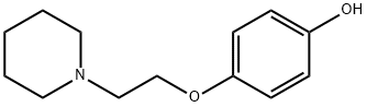 4-(2-(PIPERIDIN-1-YL)ETHOXY)PHENOL Structural