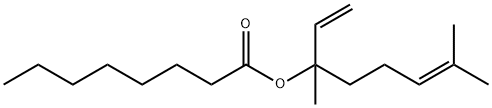 LINALYL CAPRYLATE Structural